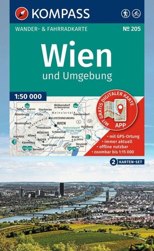 Kompass wanderkarten set - /, wanderkarten-set