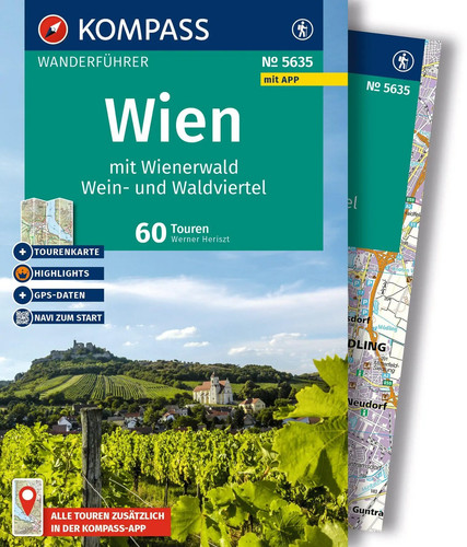Kompass wanderführer wien mit - wien,