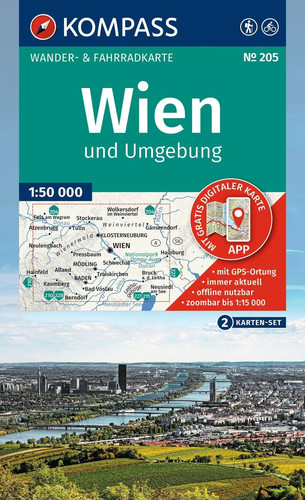 Kompass wanderkarten set 205 - kompass,