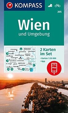 Kompass wanderkarten set 205 - kompass,