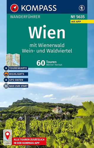 Kompass wanderführer wien mit - wanderführer,