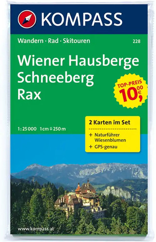 Kompass wanderkarte wiener - kompass,